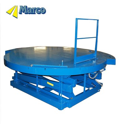 Plataforma de elevação de tesoura hidráulica versátil com capacidade de 3000 kg e tração de elevação de 2300 mm