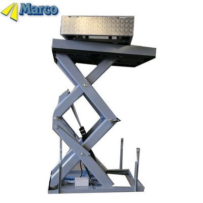 Tabela giratória hidráulica em elevador de tesoura hidráulica para oficina de pintura