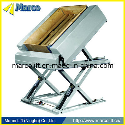 Tabela de elevação de tesoura de inclinação Marco aprovada pelo CE MT-008045-D1/L para aplicações estacionárias