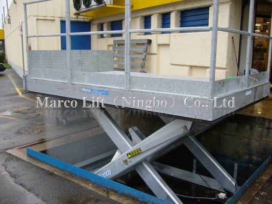 Tabela de elevação de tesoura de carga de 4-6 toneladas do Marco com opções personalizáveis aprovadas pelo CE